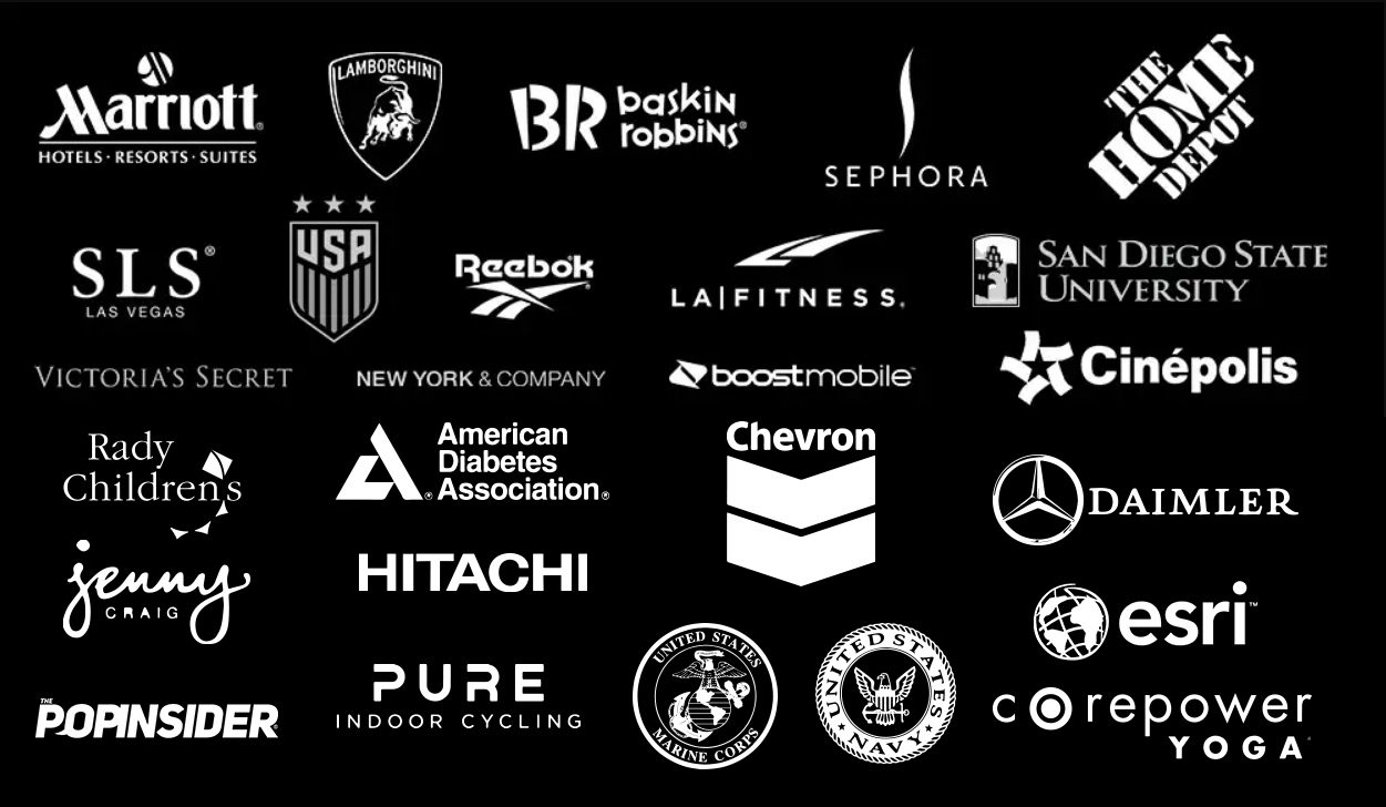 Corporate Event DJ Clients Brands | San Diego DJ