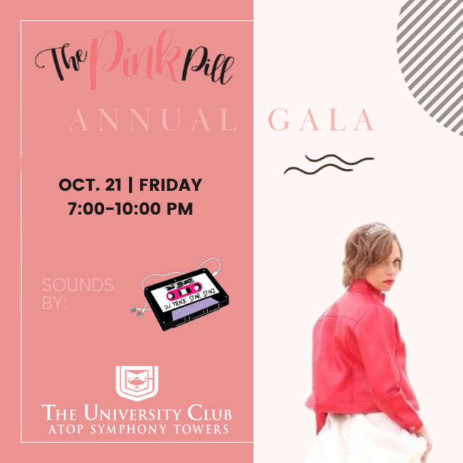 Pink Pill Gala Flyer