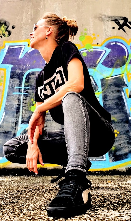 DJ Track Star Staci Promo Photo Graffiti 2