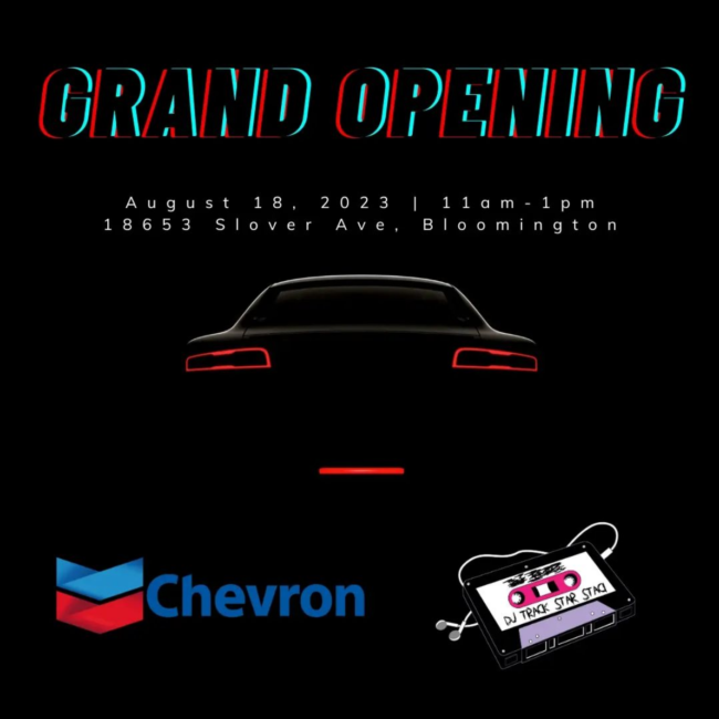 Chevron Grand Opening - Bloomington DJ