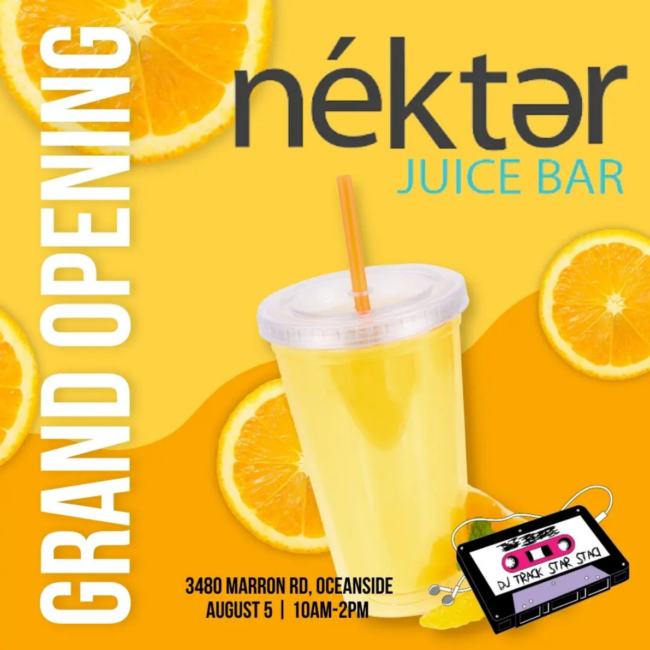 Nekter Juice Grand Opening - Oceanside Corporate DJ