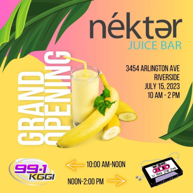 Nekter Juice Grand Opening - Riverside Corporate DJ