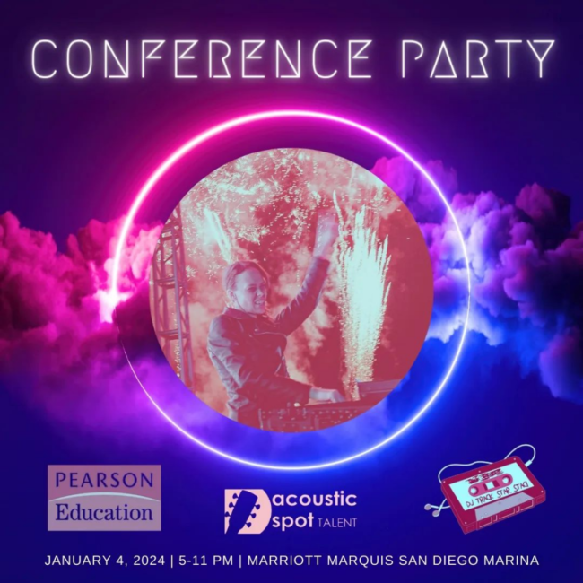 Pearson Education Conference Mixer - San Diego Corporate DJ