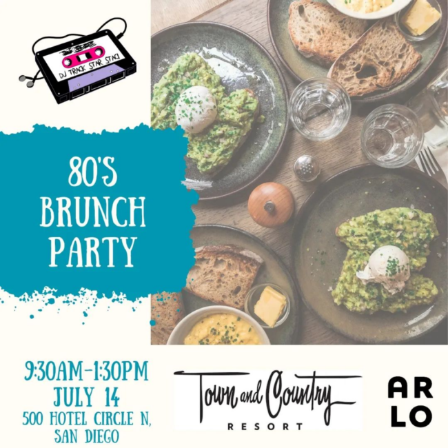 Town & Country Resort ARLO Brunch - San Diego Corporate DJ 13